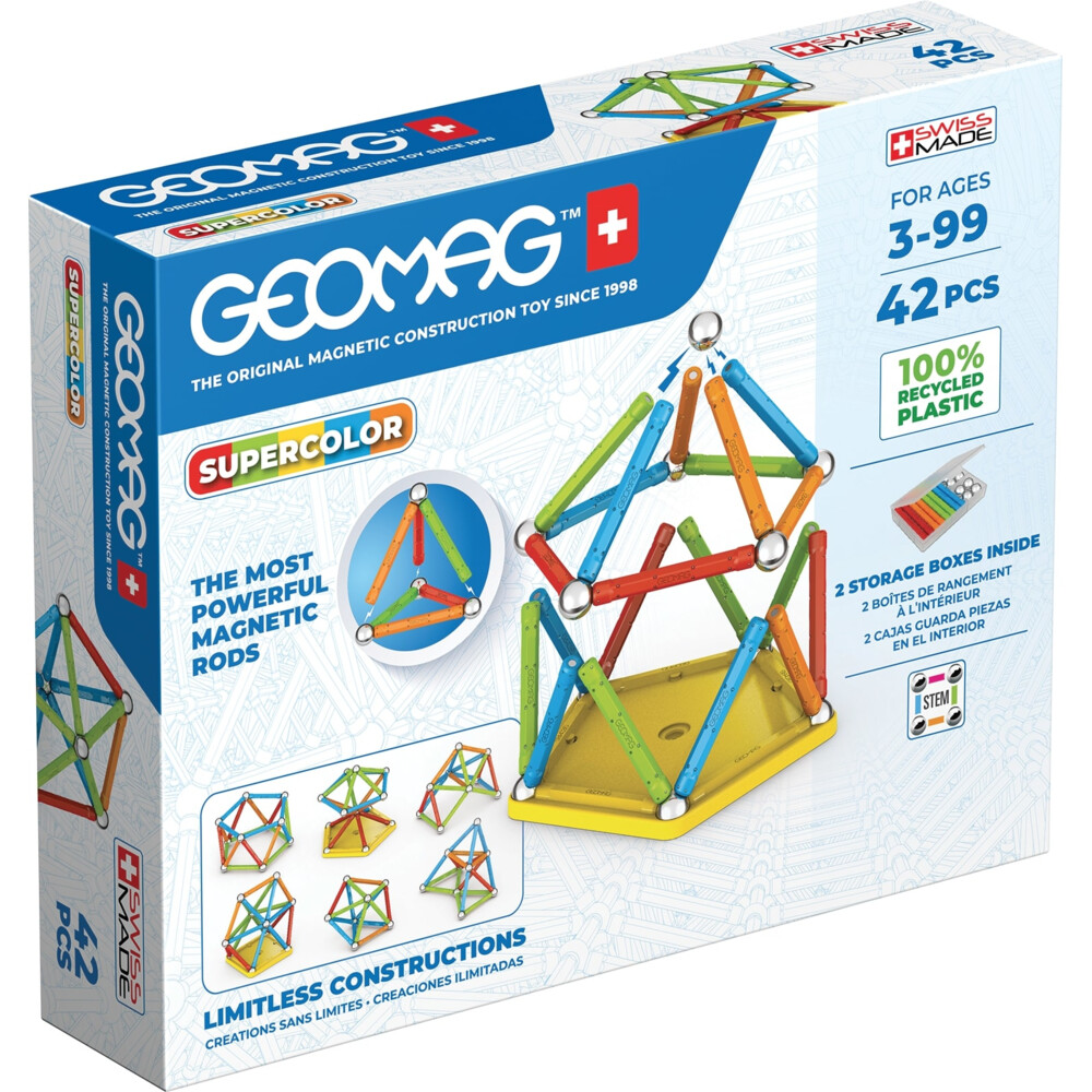 Geomag Super Color Recycled 42 stukjes