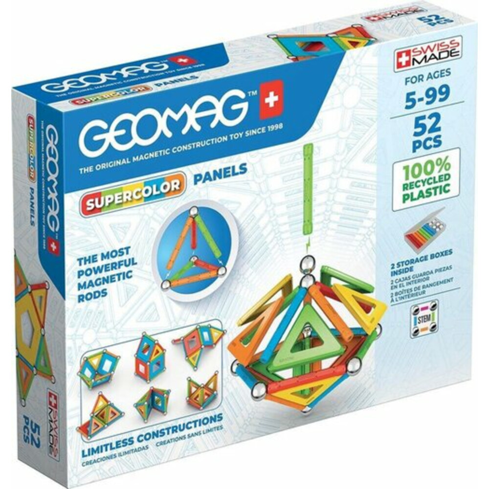 Geomag Super Color Recycled 52 stukjes