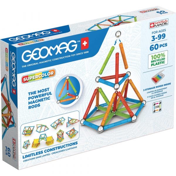 Geomag Super Color Recycled 60 stukjes