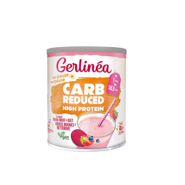 Gerlinea Carb Reduced Protein Shake Rood Fruit - Biet 240 gr