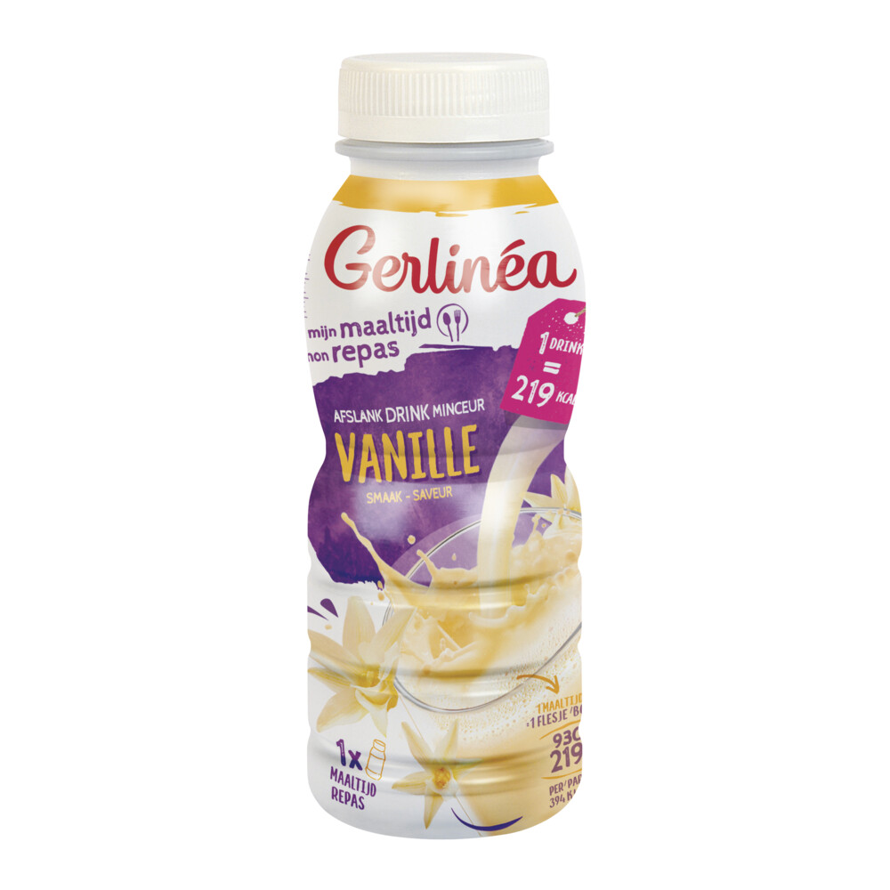 8x Gerlinea Drinkmaaltijd Vanille 236 ml