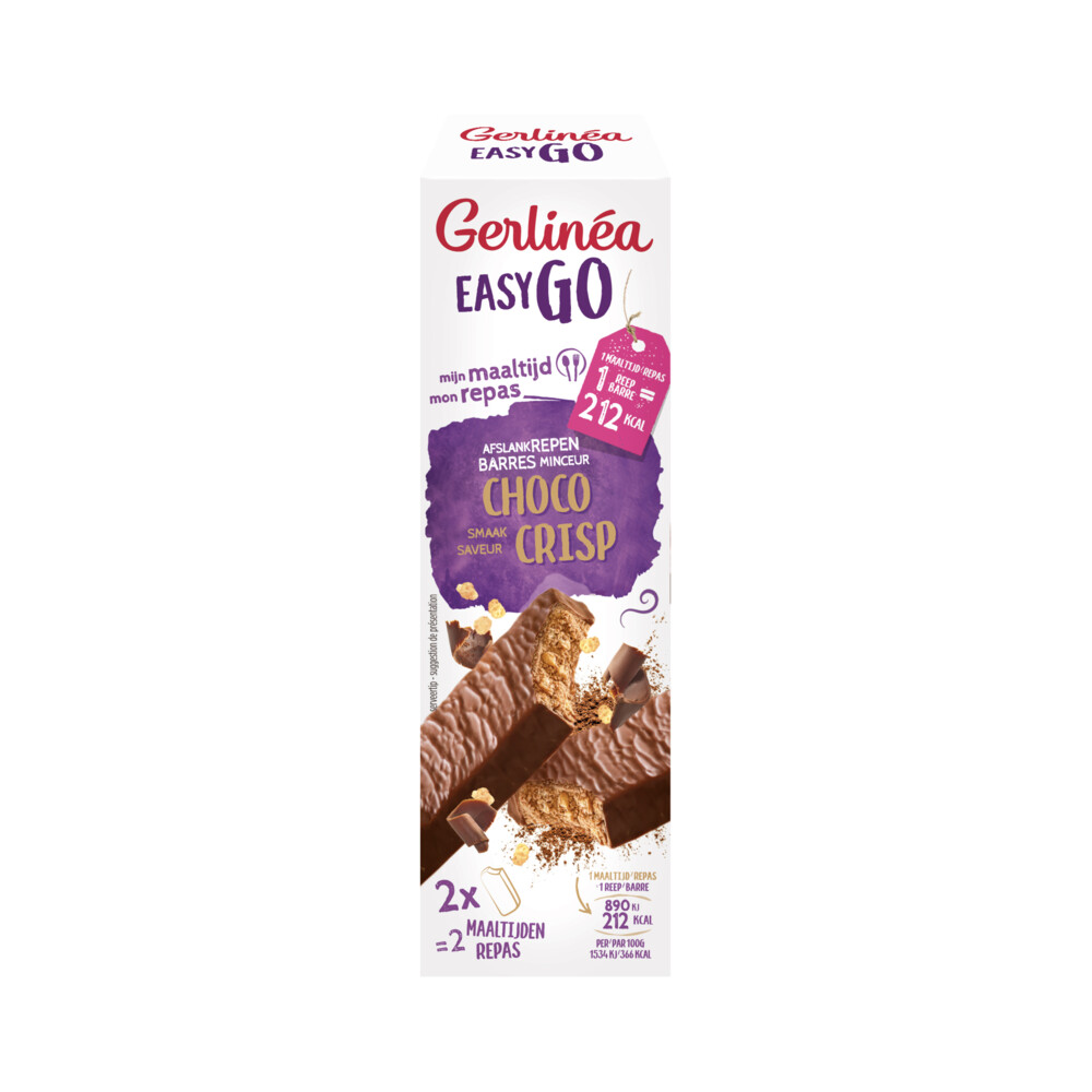 6x Gerlinea Repen Choco Crisp 2 x 58 gr