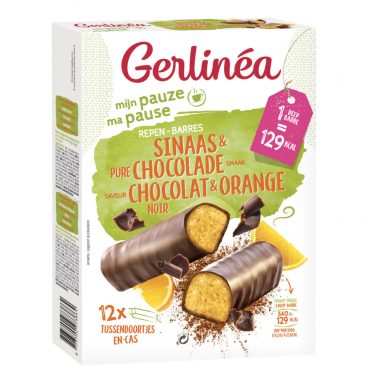 3x Gerlinea Repen Sinaas en Pure Chocolade 12 x 31 gr