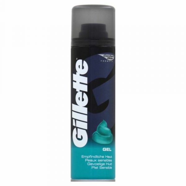 12x Gillette Gevoelige Huid Scheergel 200 ml