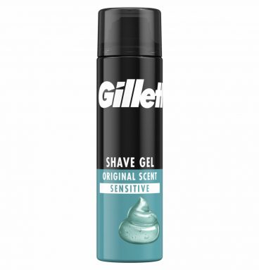 6x Gillette Gevoelige Huid Scheergel Basic 200 ml