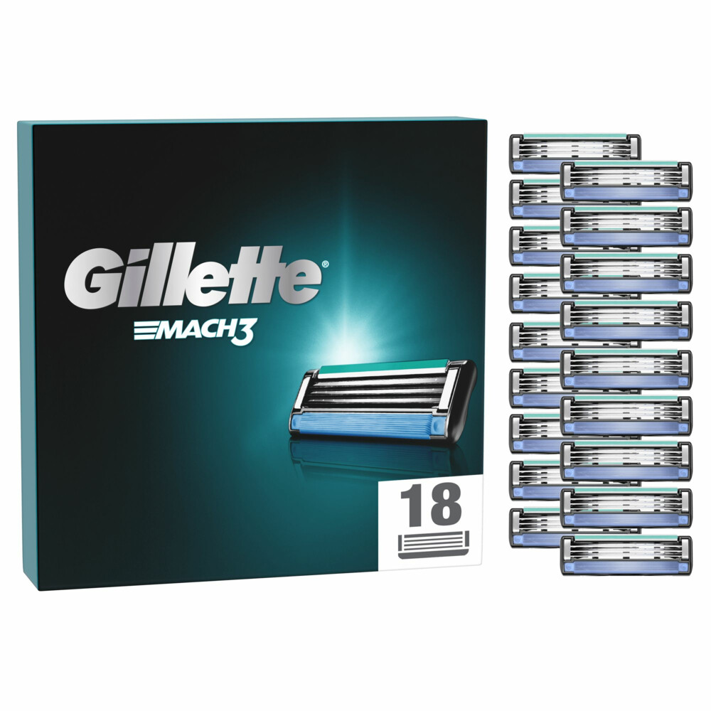 Gillette Navulmesjes Mach3 18 stuks