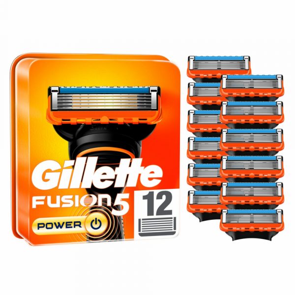 Gillette Scheermesjes Fusion 5 Power 12 stuks