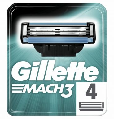 10x Gillette Scheermesjes Mach3 4 Stuks