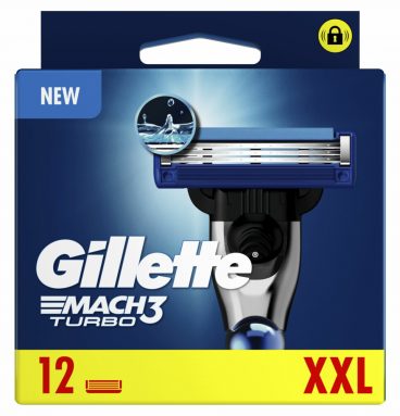 Gillette Scheermesjes Mach3 Turbo 12 stuks