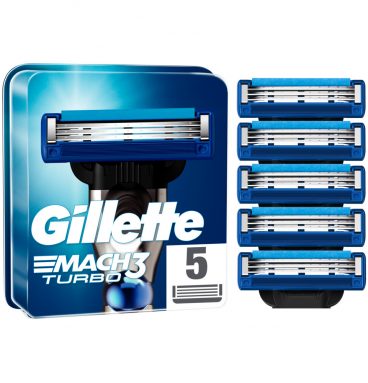 Gillette Scheermesjes Mach3 Turbo 5 stuks