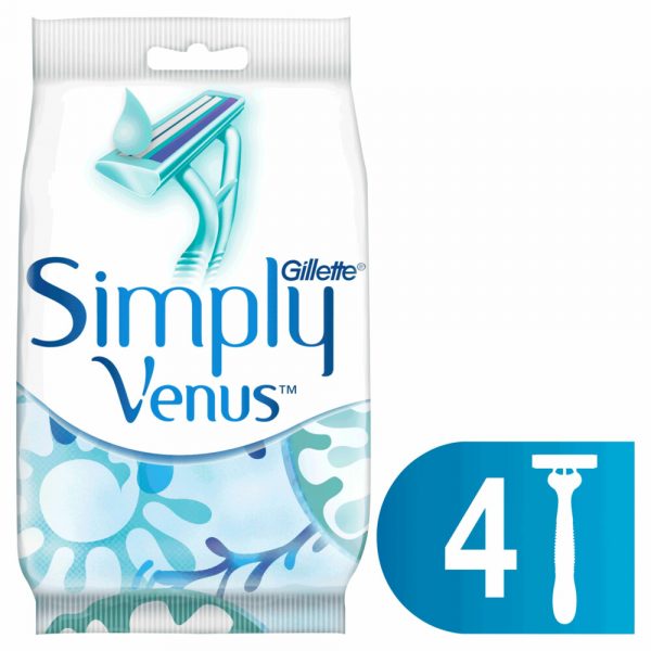 20x Gillette Venus Wegwerpmesjes Simply 2 4 stuks