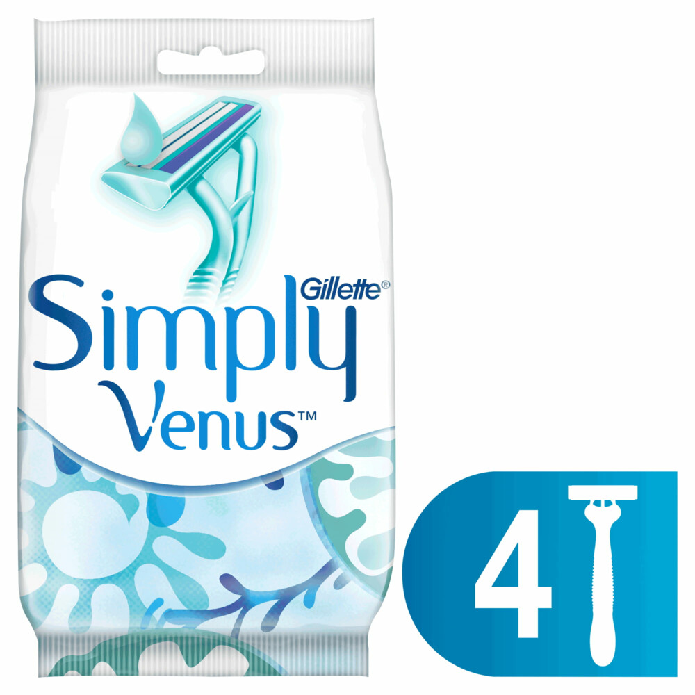 20x Gillette Venus Wegwerpmesjes Simply 2 4 stuks