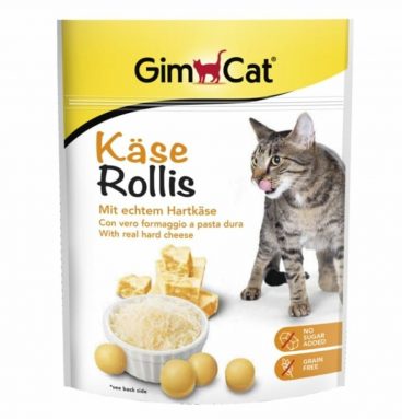 6x GimCat Kaas Rollis 140 gr