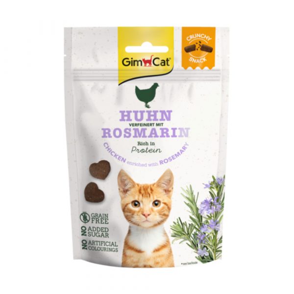 GimCat Kattensnack Crunchy Kip - Rozemarijn 50 gr