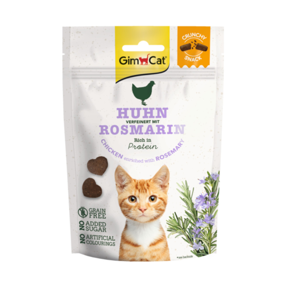 GimCat Kattensnack Crunchy Kip - Rozemarijn 50 gr