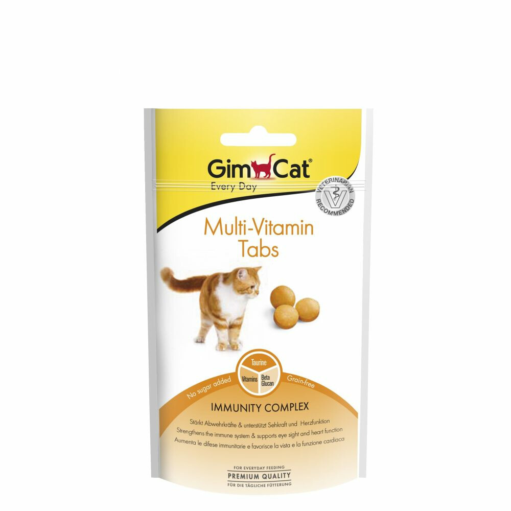 8x GimCat Multi Vitamine Tabs 40 gr