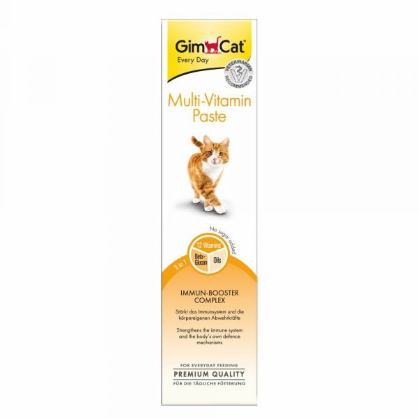 6x GimCat Multivitaminepasta + 12 Vitaminen 200 gr