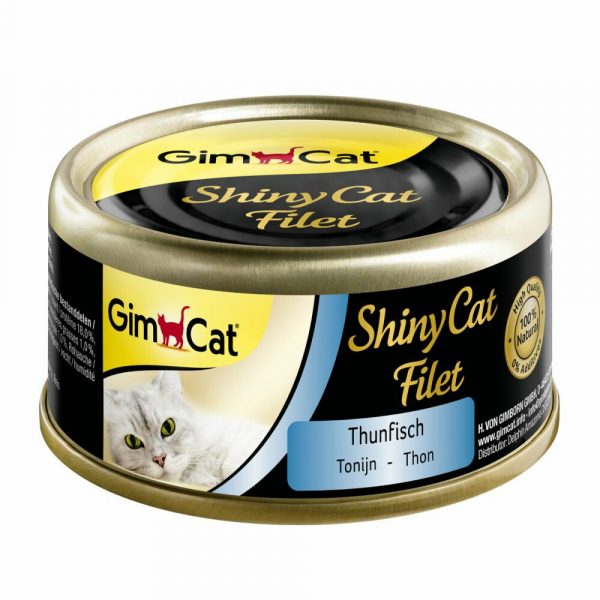 24x GimCat ShinyCat Filet Tonijn 70 gr