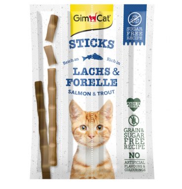 24x GimCat Sticks Zalm - Forel 4 stuks