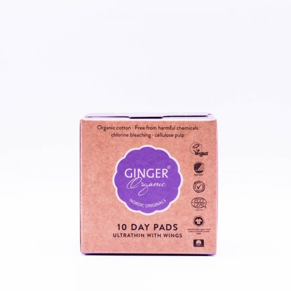 Ginger Organic Maandverband Dag 10 stuks