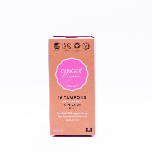 Ginger Organic Tampons Met Applicator Mini 16 stuks