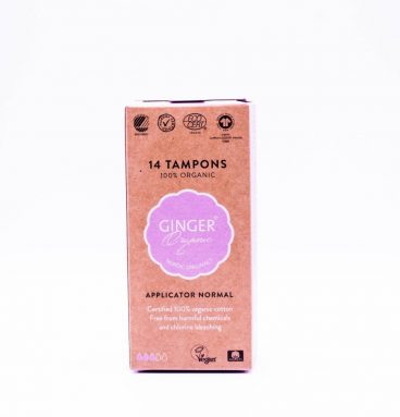 Ginger Organic Tampons Met Applicator Normaal 14 stuks