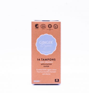 Ginger Organic Tampons Met Applicator Super 14 stuks