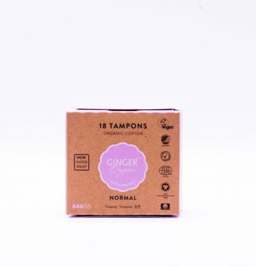 Ginger Organic Tampons Normaal 18 stuks