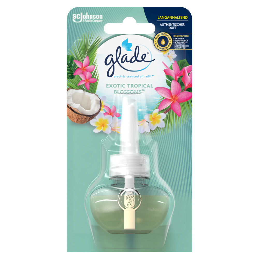 6x Glade Elektrische Geurverspreider Navul Tropical Blossoms 20 ml