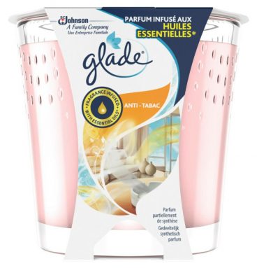 6x Glade Geurkaars Anti Tabac 129 gr