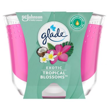 Glade Geurkaars Tropical Blossoms 224 gr