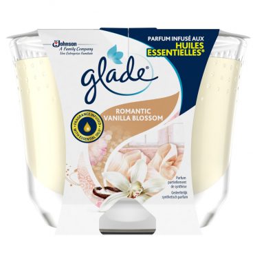 4x Glade Geurkaars Vanilla Blossom 224 gr