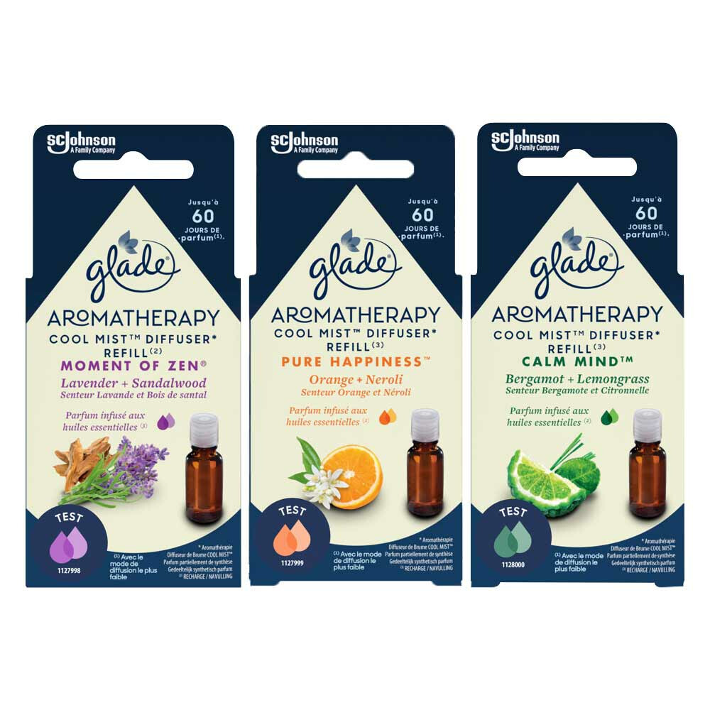 Glade Geurversprijder Aromatherapy Cool Mist Houder en Navulling Pakket