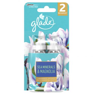 Glade Luchtverfrisser Sense&Spray Navul Duo Sea Minerals&Magnolia 2x18 ml