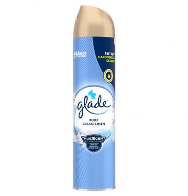 6x Glade Luchtverfrisser Spray Pure Clean Linen 300 ml