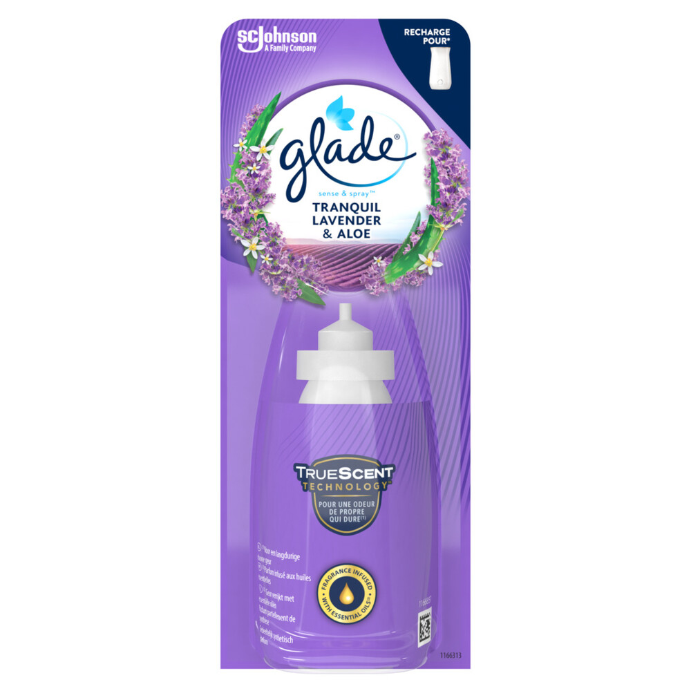 8x Glade Sense&Spray Tranquil Lavender&Aloe 18 ml