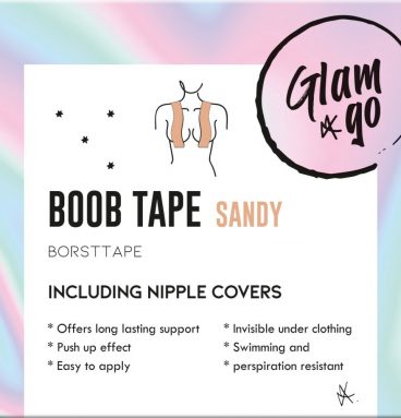 3x Glam&Go Boob Tape