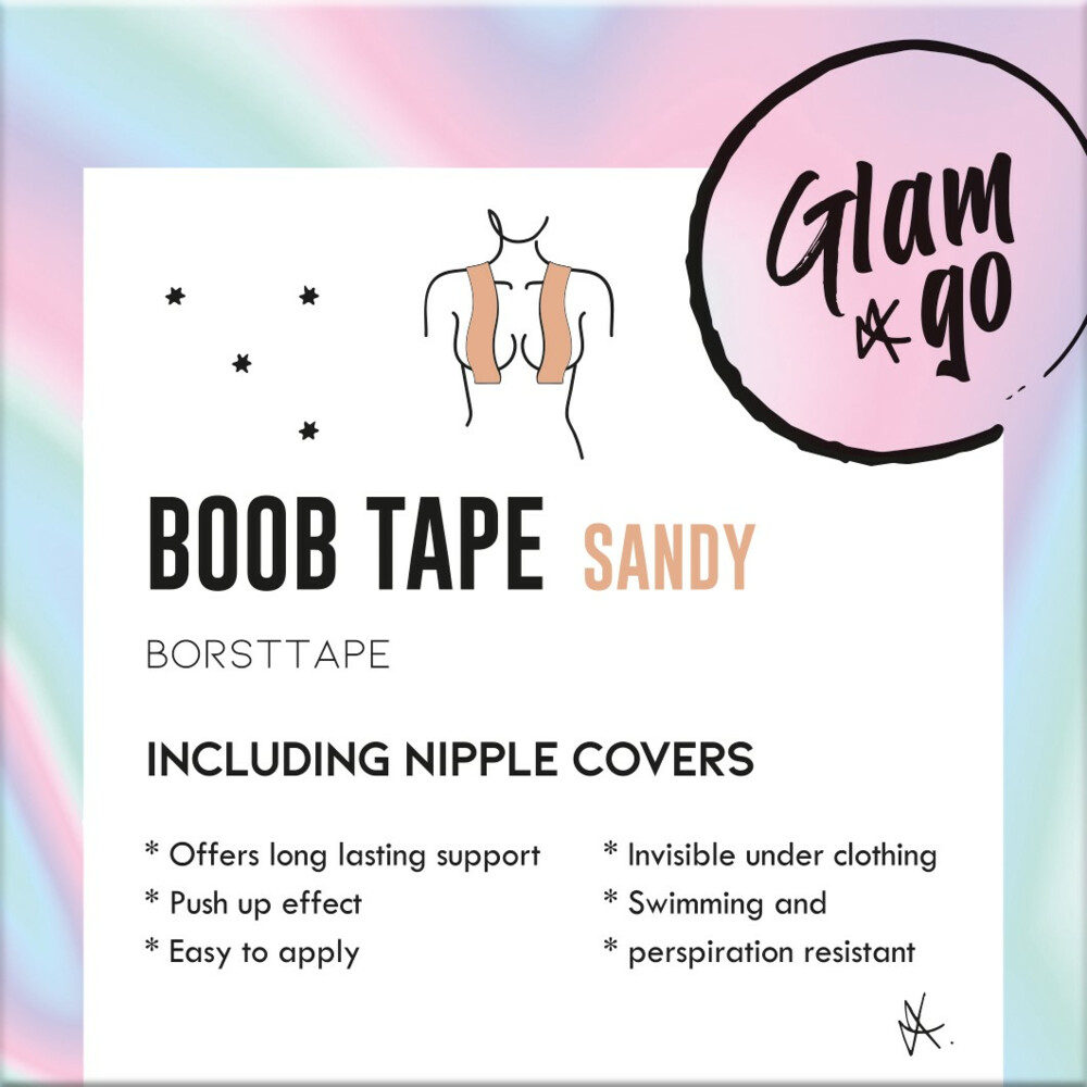 3x Glam&Go Boob Tape