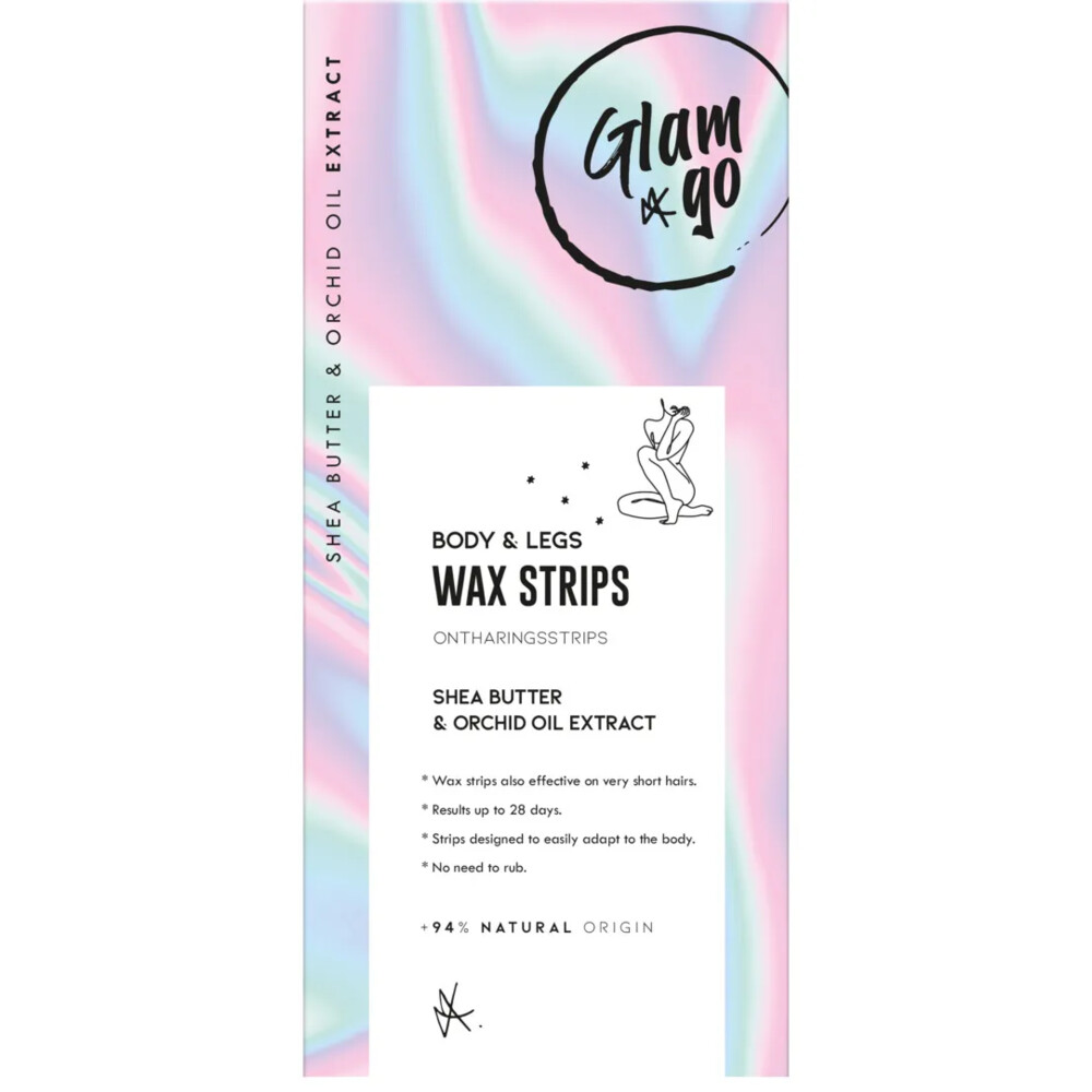 3x Glam&Go Wax Strips Body&Legs 20 stuks