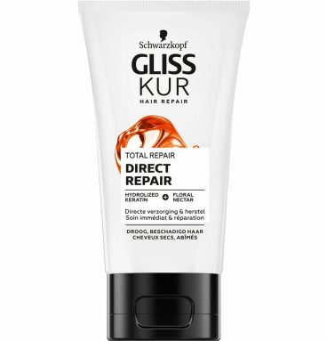 6x Gliss Kur Haarcreme Total Repair Direct Repair 150 ml