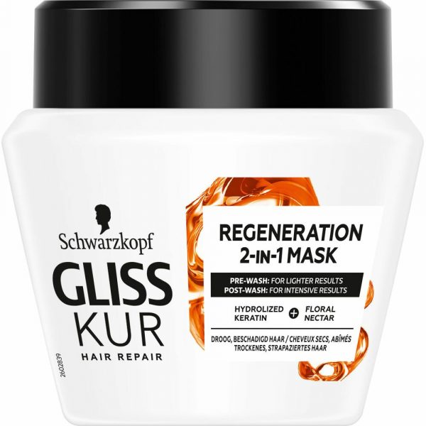 6x Gliss Kur Haarmasker Total Repair 300 ml