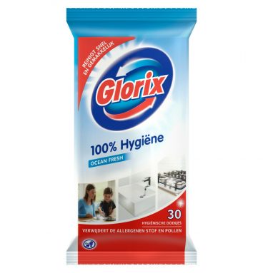 Glorix Schoonmaakdoekjes Original Ocean Fresh 30 stuks