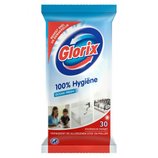 Glorix Schoonmaakdoekjes Original Ocean Fresh 30 stuks