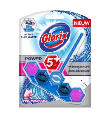 Glorix Toiletblok Blauw Water Pink Magnolia