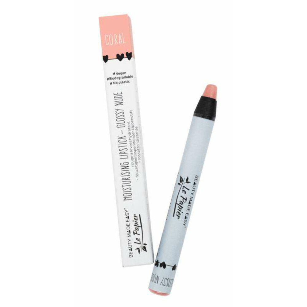 Glossy Nude Lippenstift Coral