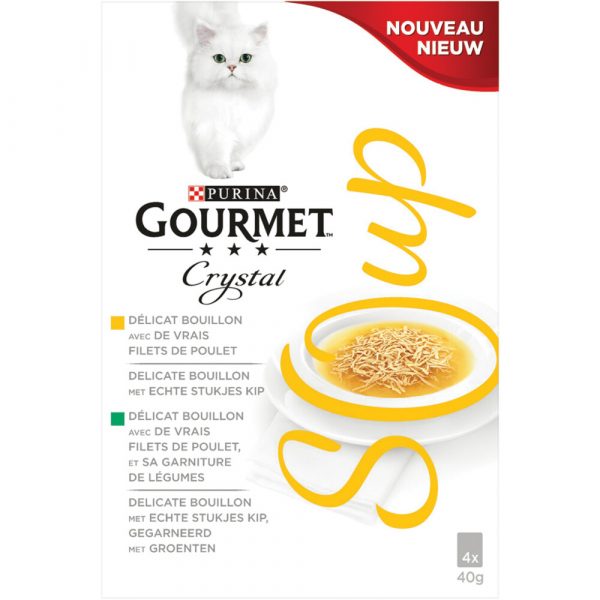 5x Gourmet Crystal Soup Kip 4 x 40 gr