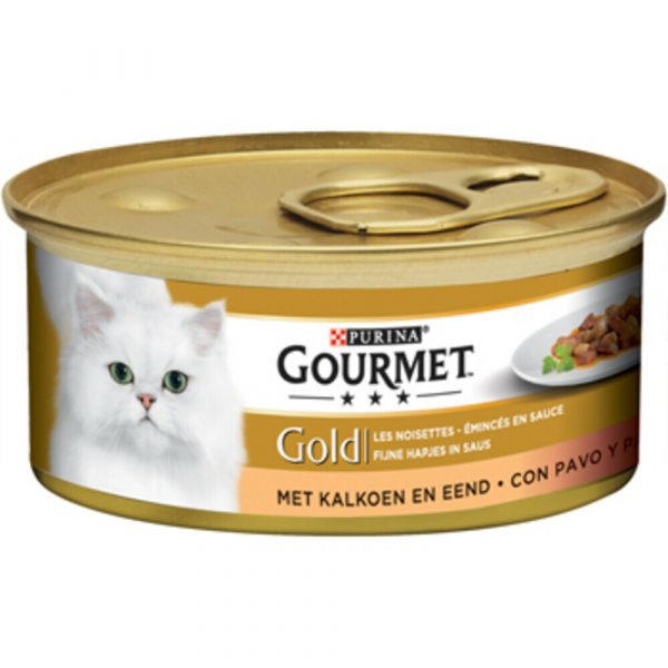 Gourmet Gold Fijne Hapjes Kalkoen - eend 85 gr