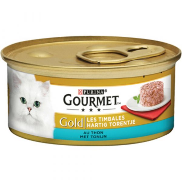 Gourmet Gold Hartig Torentje Tonijn 85 gr