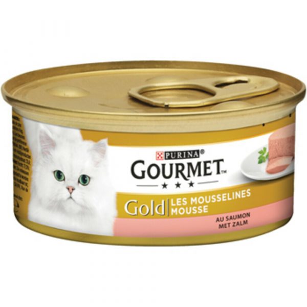 Gourmet Gold Mousse Zalm 85 gr