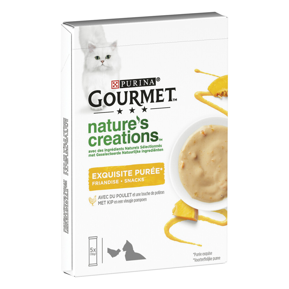 Gourmet Nature's Creations Puree Kip Pompoen 5x10 gram